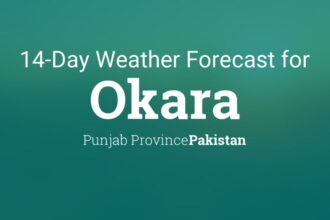 Weather In Okara, Pakistan 10 Days